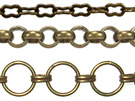 Antique Brass Finish Chains